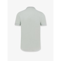 Stretch cotton polo shirt