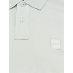 Stretch cotton polo shirt