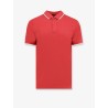 Stretch cotton polo shirt