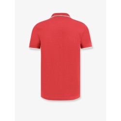 Stretch cotton polo shirt