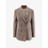 Diva herringbone virgin wool blazer