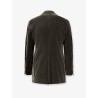 Single-breasted velvet blazer