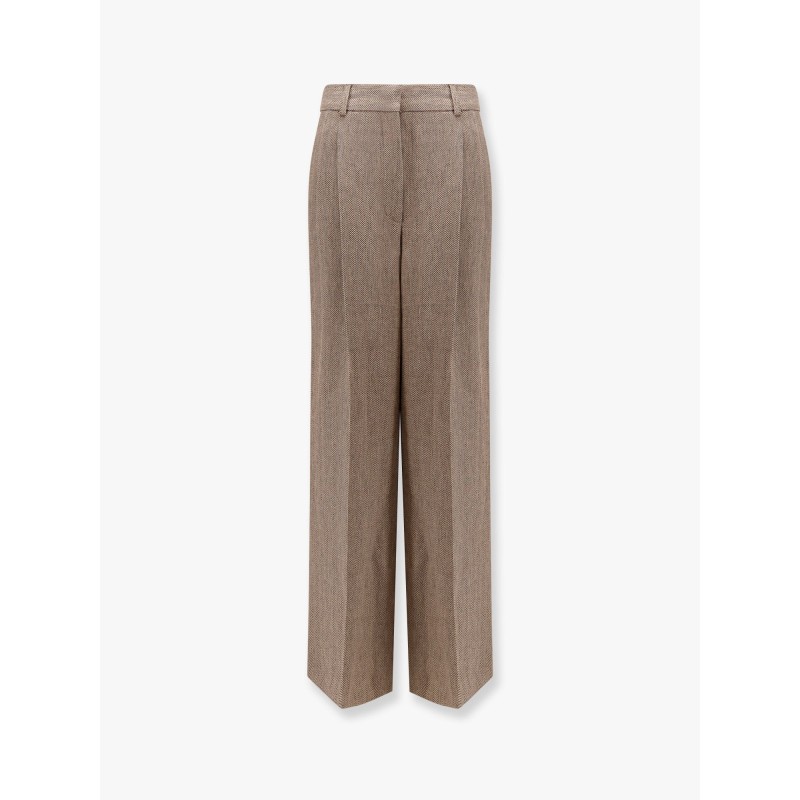 Nyack herringbone linen trouser