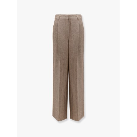 Nyack herringbone linen trouser