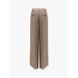 Nyack herringbone linen trouser