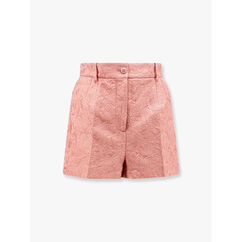 Cotton and silk blend shorts