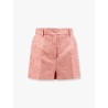 Cotton and silk blend shorts
