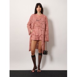 Cotton and silk blend shorts