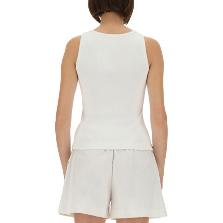 RIBBED COTTON TANK TOP