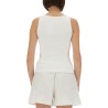 RIBBED COTTON TANK TOP