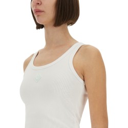 RIBBED COTTON TANK TOP