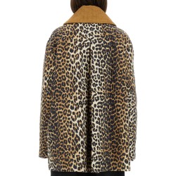 LEOPARD PRINT MIDI JACKET