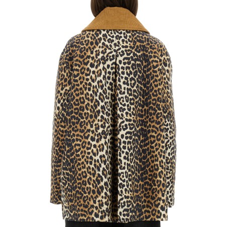 LEOPARD PRINT MIDI JACKET