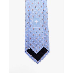 Silk Tie with GG Tulip motif