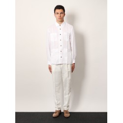 Easy fit linen shirt