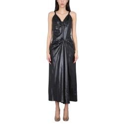 MOIRÉ POLYESTER DRESS