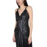 MOIRÉ POLYESTER DRESS