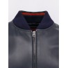 Leather Jacket witth Web details