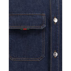 Dark denim shirt