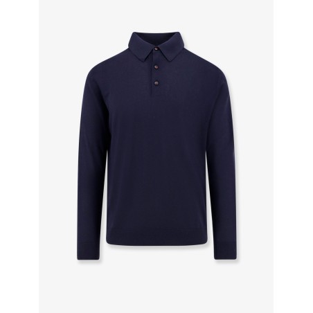 Wool polo shirt