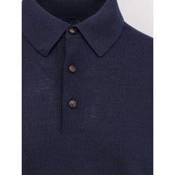 Wool polo shirt
