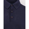 Wool polo shirt