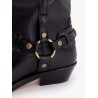 Heiko leather boots with straps