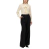 SILK SHIRT WITH LAVALLIÉRE COLLAR