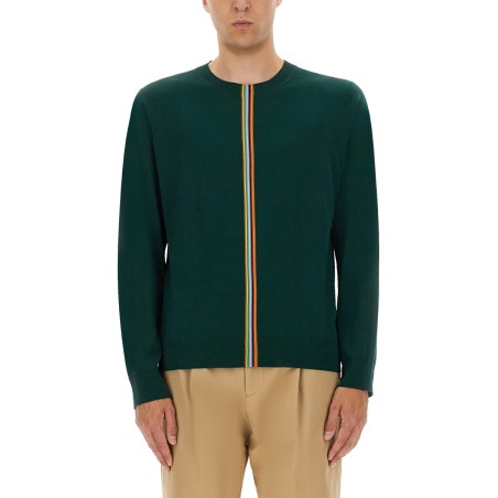 JERSEY WITH STRIPED DETAIL