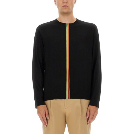JERSEY WITH STRIPED DETAIL