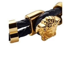BRACCIALE IN PELLE "LA MEDUSA"