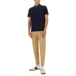 COTTON POLO SHIRT WITH ZIPPER