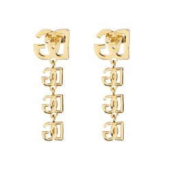 DG LOGO LONG EARRINGS