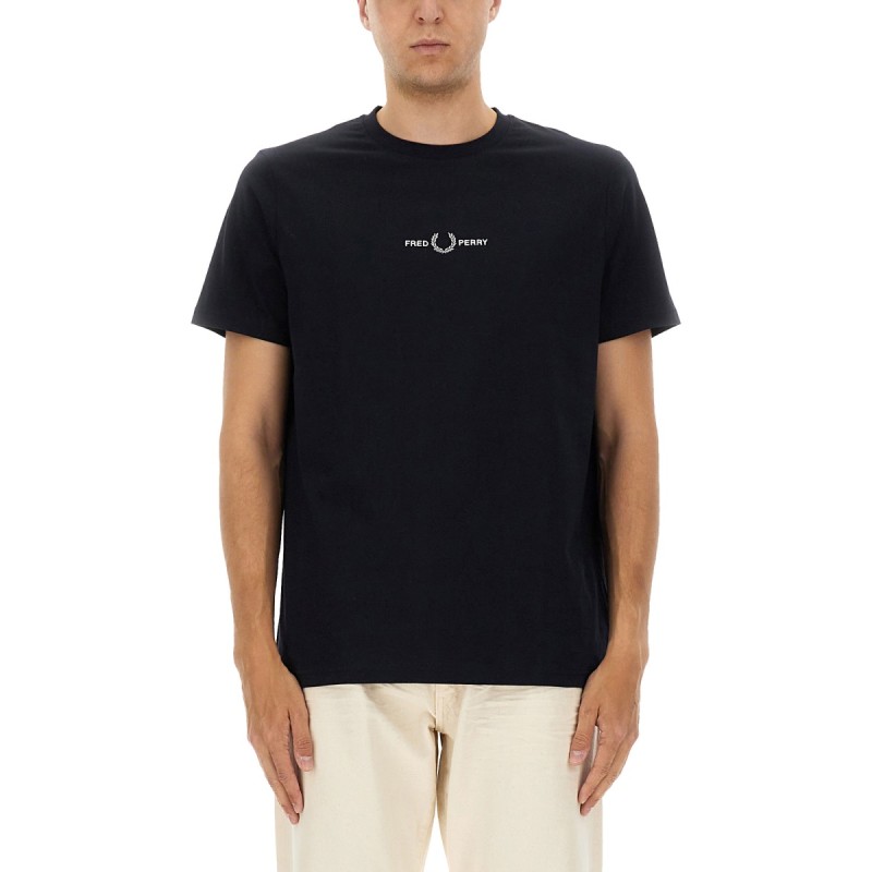 T-SHIRT WITH EMBROIDERED LOGO