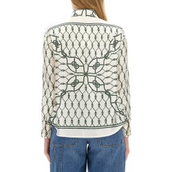 PRINTED SILK TWILL SHIRT