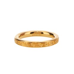 ANELLO CON CHIAVE GRECA INCISA