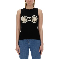 TOP CON INSERTO IN CROCHET