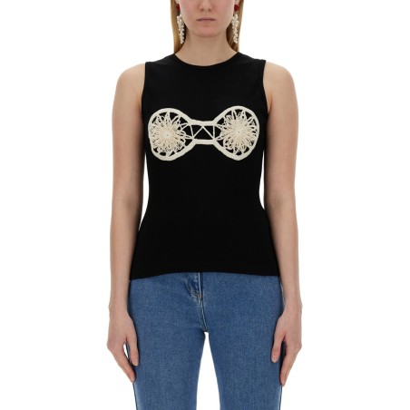 TOP CON INSERTO IN CROCHET