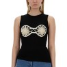 TOP CON INSERTO IN CROCHET