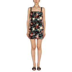 ROSE EMBROIDERY SHORT DRESS