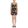 ROSE EMBROIDERY SHORT DRESS