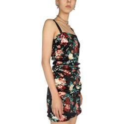 ROSE EMBROIDERY SHORT DRESS