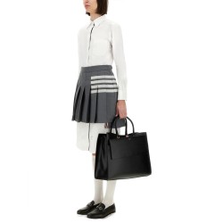 "4-BAR" MINI PLEATED SKIRT