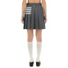 "4-BAR" MINI PLEATED SKIRT