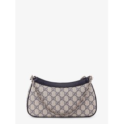 Ophidia GG Supreme fabric and leather shoulder bag