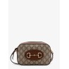 1955 Horsebit GG Supreme Fabric and leather shoulder bag