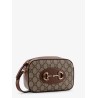 1955 Horsebit GG Supreme Fabric and leather shoulder bag