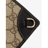 GG Supreme Fabric and leather wallet