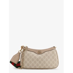 Ophidia shoulder bag in GG Supreme fabric and leather