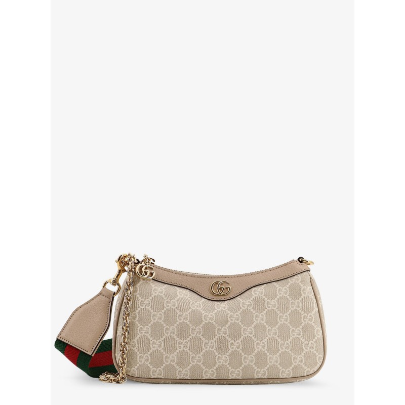 Ophidia shoulder bag in GG Supreme fabric and leather
